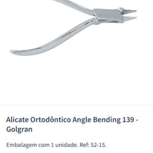Alicate Ortodôntico Angle Bending 139 - Golgran