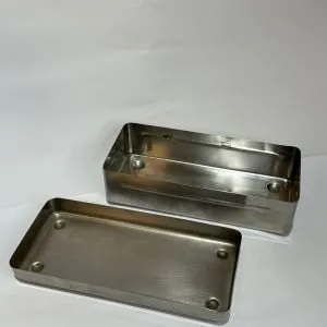 Estojo pequeno liso Faet rio Inox