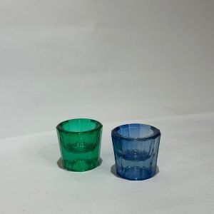 POTE DAPPEN DE VIDRO COLORIDO