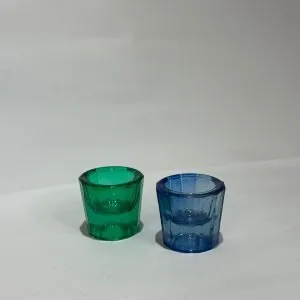 POTE DAPPEN DE VIDRO COLORIDO