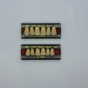 Kit com 2 Placas de Dente – Reposição para Prótese Dentária (VIP DENT PLUS)