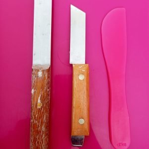 Espátula e faca para gesso + espátula para alginato