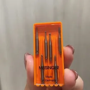 Kit com 6 Brocas CA (Contra Ângulo) – Laranja