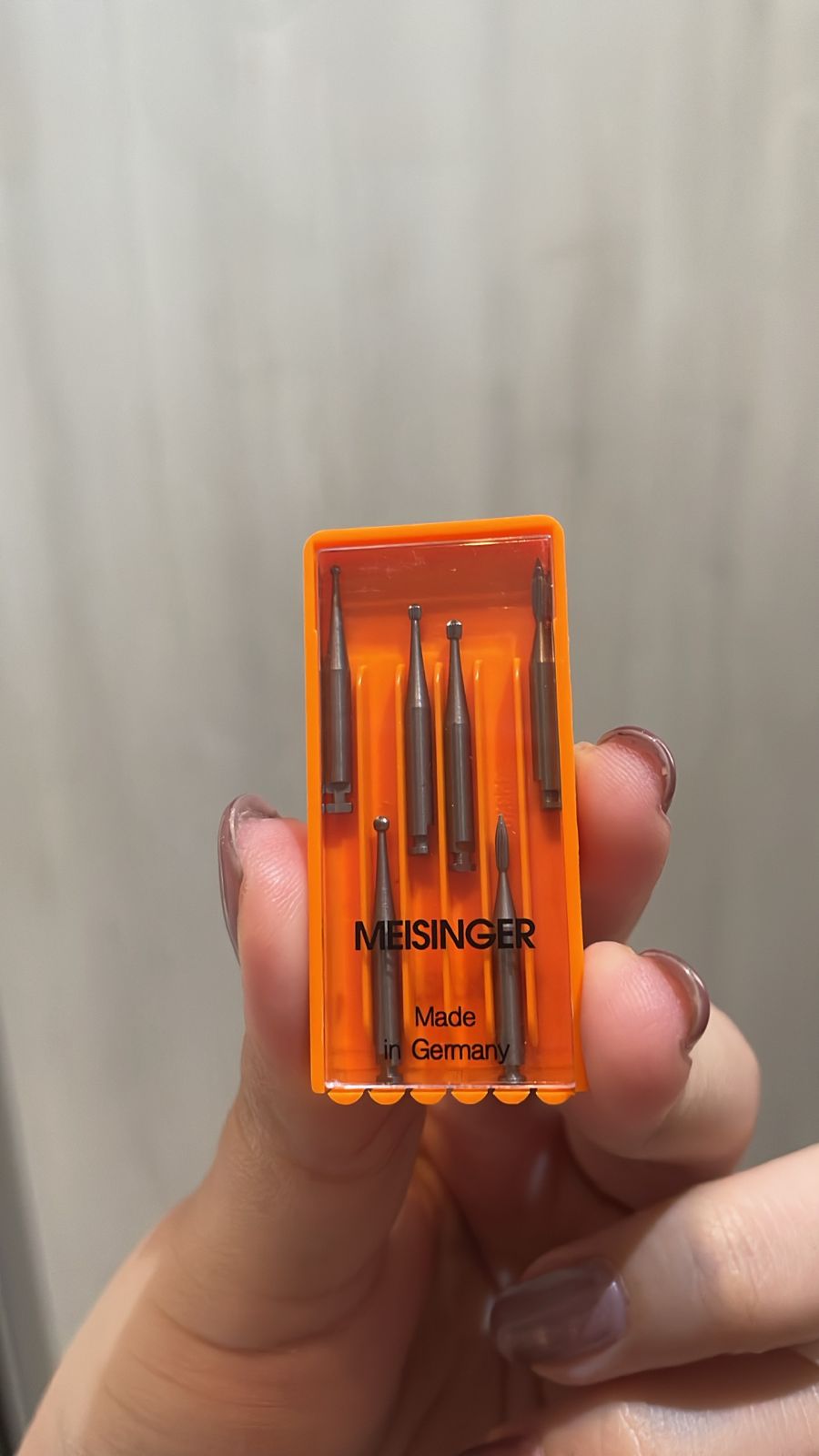 1 kit com 6 unidades de broca CA (laranja)