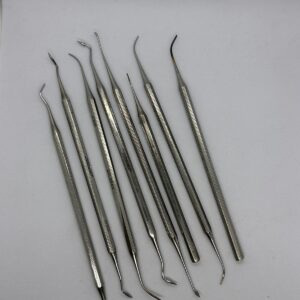 KIT COM 8 INTRUMENTAIS DE AMALGAMA