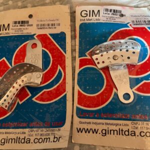 Kit com 2 Moldeiras Parciais Odontológicas Lacradas